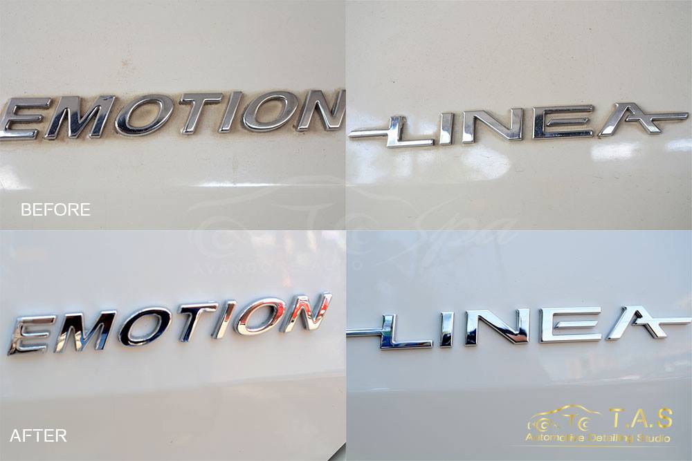 Detailing, logo cleaning