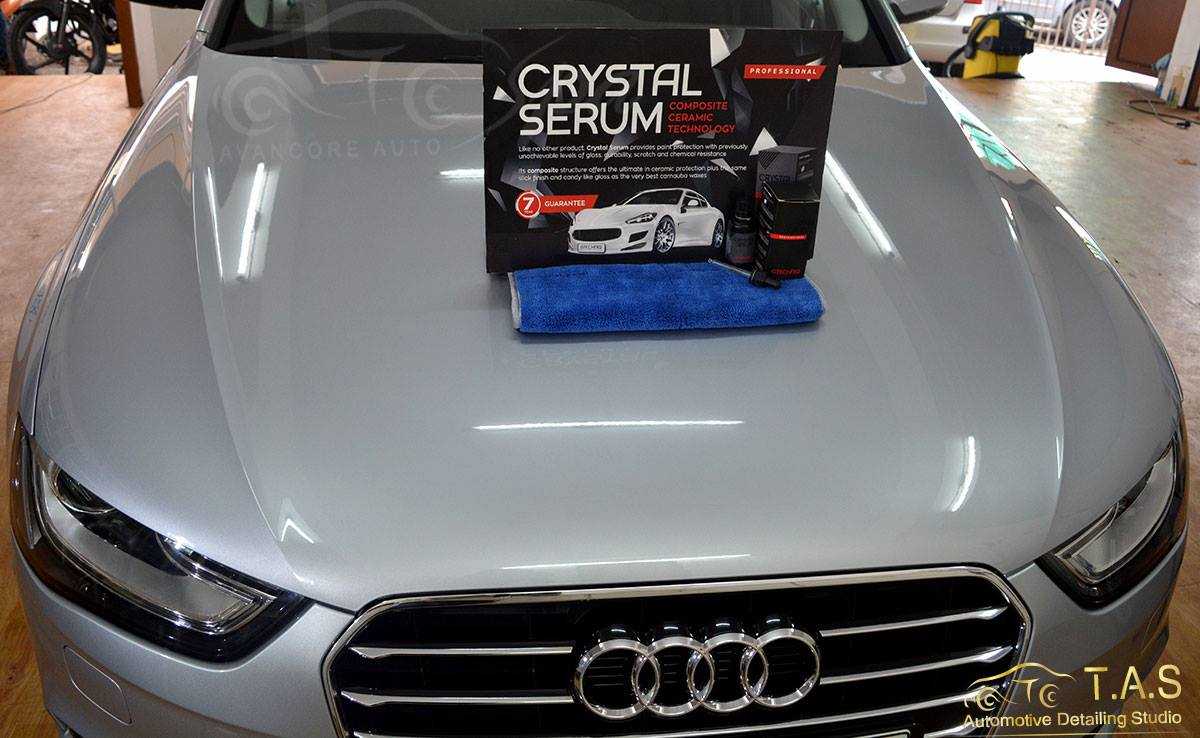 Audi Crystal Serum at Travancore auto spa, TAS