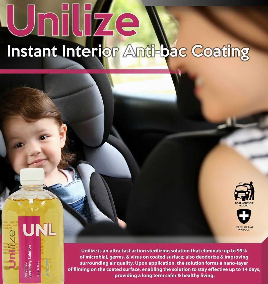 Unilise Instant interior anti-bac coating